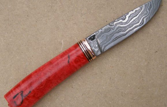 knife handle pink ivory