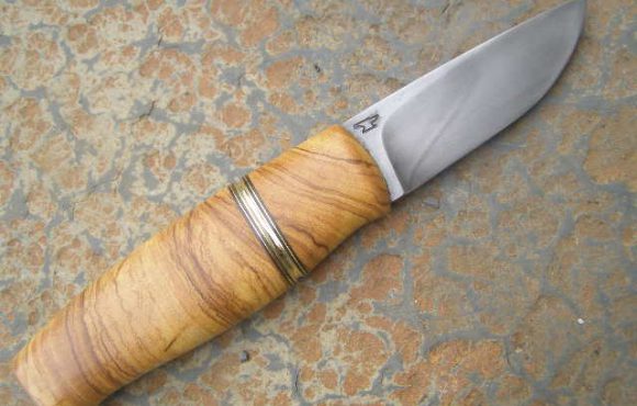 Knife handle wild olive