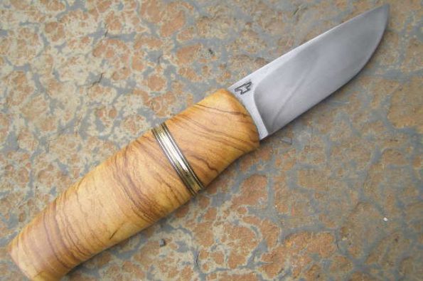 Knife handle wild olive