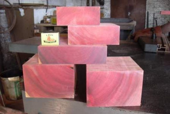 Turnery Pink Ivory bowl blanks