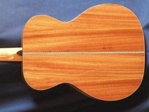 mopane guitar back