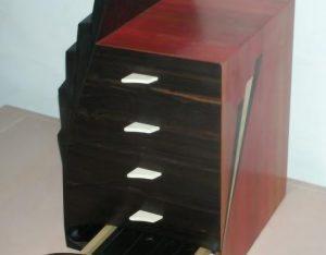 ebony and red ivory furniture