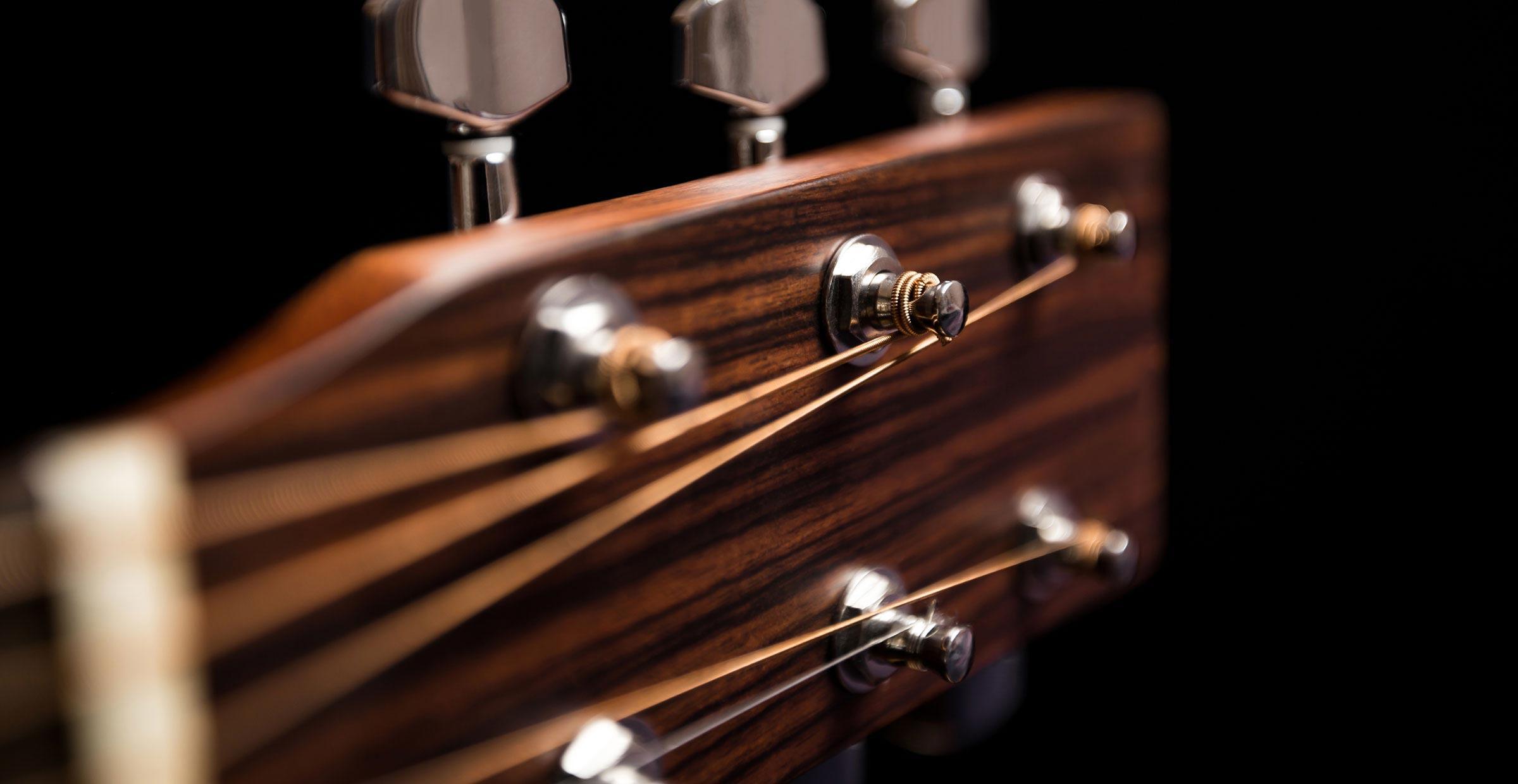 Guitare en bois de cocobolo