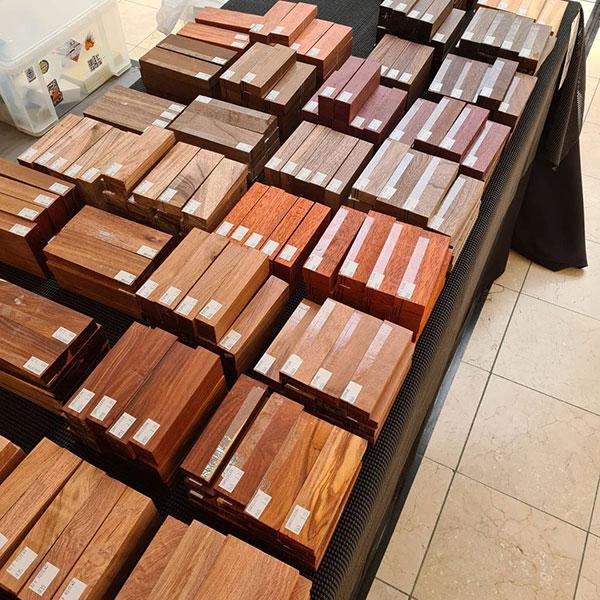 Knife Scales and Blocks in Beautiful African Hardwoods - ProSono Hardwoods