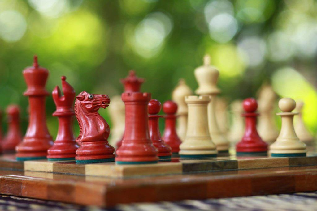 Beautiful chess sets made from African hardwoods