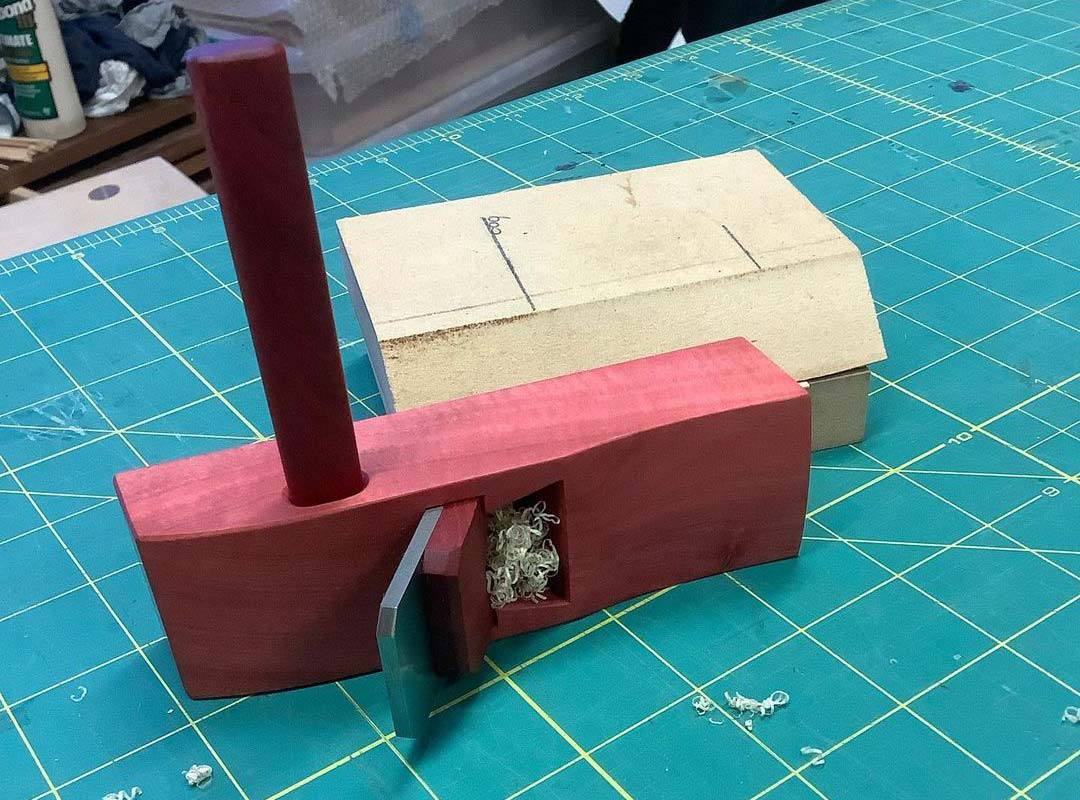 A custom pink ivory tooling set