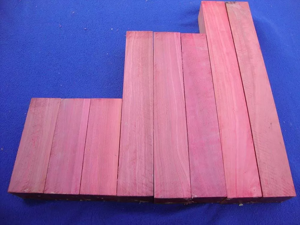 Pink ivory billets and blanks for sale